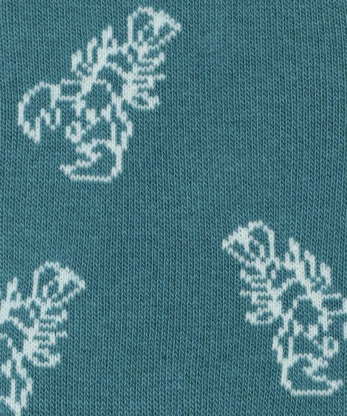 Paul Smith(ポールスミス)の「“Lobsters” カジュアルソックス【240646 CS】(ソックス/靴下・メンズ・ブルーグリーン/ブラック・25-27)」の4枚目の写真