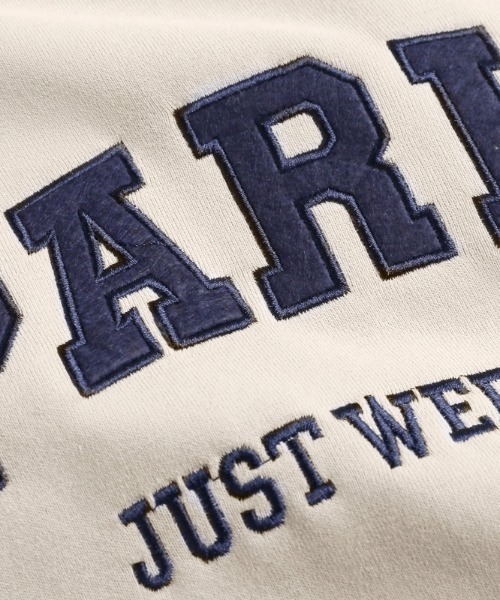 【セール】裏起毛 パーカー ロゴワッペン刺繍 プルオーバートップス（パーカー）｜COCOMOMO（ココモモ）