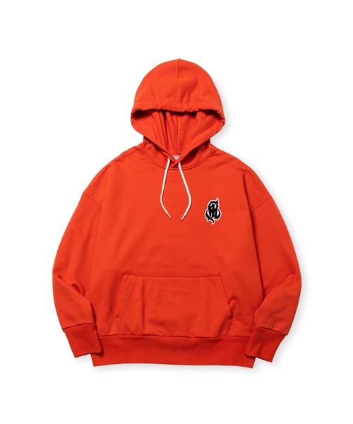 CALEE(キャリー)の「DOUBLE FACE DROP PULLOVER HD(パーカー・メンズ・ブラック/チャコールグレー/オレンジ・MEDIUM/LARGE/X-LARGE)」の3枚目の写真
