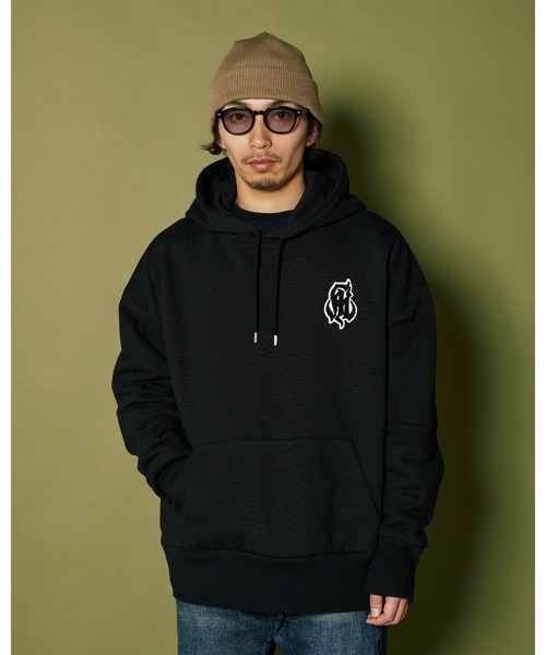 CALEE(キャリー)の「DOUBLE FACE DROP PULLOVER HD(パーカー・メンズ・ブラック/チャコールグレー/オレンジ・MEDIUM/LARGE/X-LARGE)」の10枚目の写真