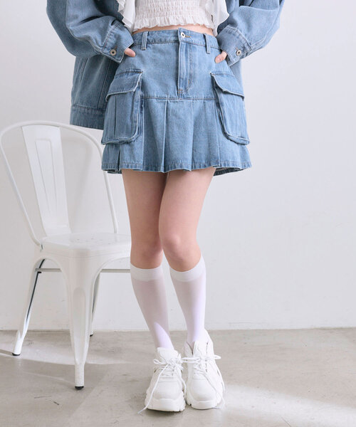ALICE+OLIVIA クレープ ミニスカート プリーツ入り ALICE+OLIVIA アリスアンドオリビア ツイードミニスカート