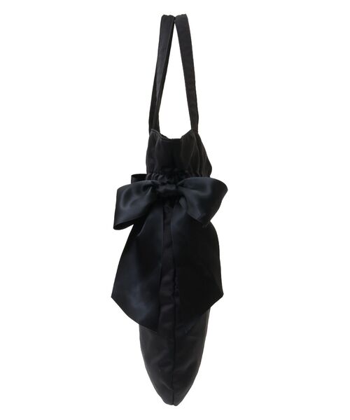 Maison de FLEUR（メゾンドフルール）の「ダブルリボンギャザートートバッグ（トートバッグ・レディース・ライトピンク/ライラック/ブラック/アイボリー・FREE）」の9枚目の写真