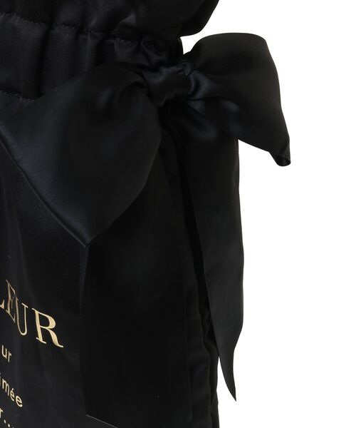Maison de FLEUR（メゾンドフルール）の「ダブルリボンギャザートートバッグ（トートバッグ・レディース・ライトピンク/ライラック/ブラック/アイボリー・FREE）」の11枚目の写真