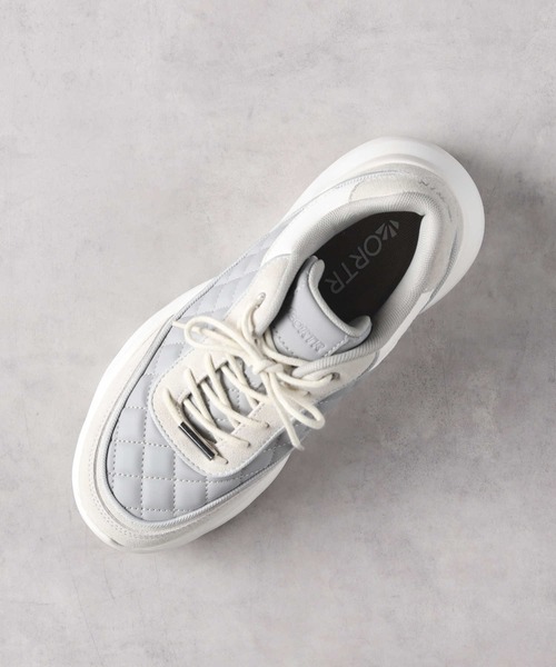 Right-on（ライトオン）の「キルティングデザインスニーカー（スニーカー・レディース・ベージュ/グレー/ブラック・37inch/38inch/39inch/36inch）」の7枚目の写真