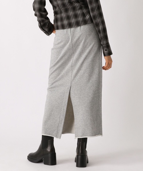 FOREVER 21(フォーエバー トゥエンティーワン)の「【2025SS】裏毛Iラインスカート(スカート・レディース・ブラック/グレー・SMALL/MEDIUM)」の7枚目の写真