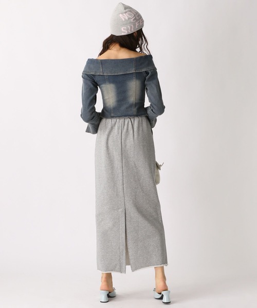 FOREVER 21(フォーエバー トゥエンティーワン)の「【2025SS】裏毛Iラインスカート(スカート・レディース・ブラック/グレー・SMALL/MEDIUM)」の10枚目の写真