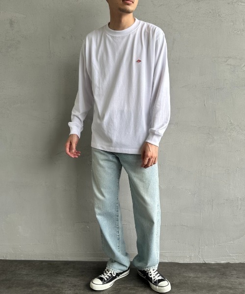 ダントン　ワンポイントロゴクルーネックロンT DANTON（ダントン）の「[DANTON/ダントン] ワンポイントロゴ クルー