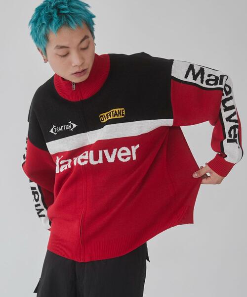 WEGO / Leashing grafick knit blue zone