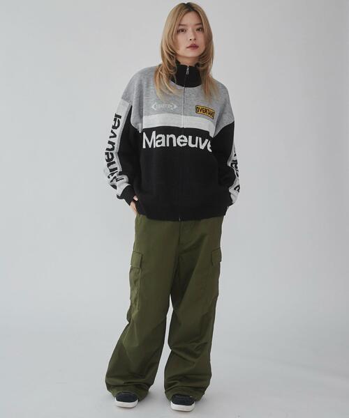 WEGO(ウィゴー)の「WEGO/レーシンググラフィックニットブルゾン(カーディガン/ボレロ・メンズ・ブラック/レッド・MEDIUM/LARGE)」の17枚目の写真