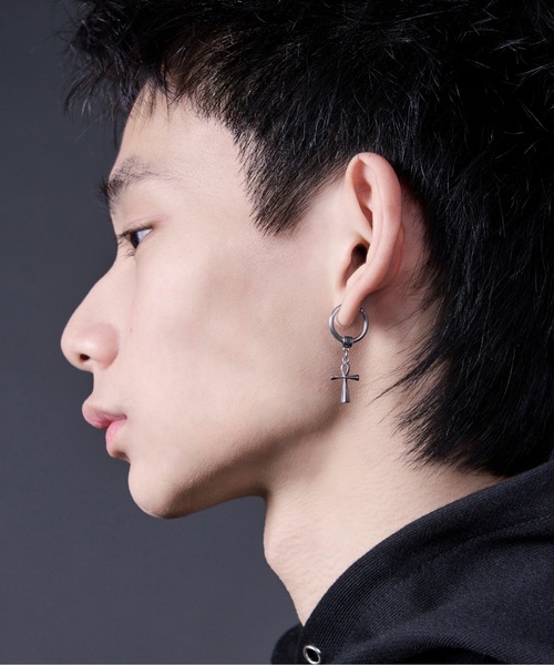クロスモチーフピアス（ピアス（片耳用））｜Ellno Loset（エルノ 