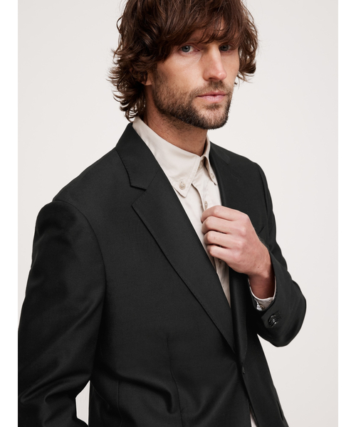 Banana Republic（バナナリパブリック）の「シグネチャー イタリアン ホップサック スーツジャケット（スーツジャケット・メンズ・ブラック・40/38/42/36/34）」の3枚目の写真