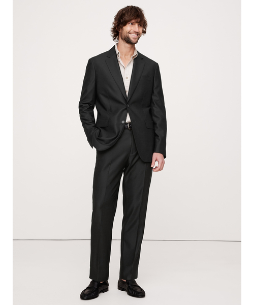 Banana Republic（バナナリパブリック）の「シグネチャー イタリアン ホップサック スーツジャケット（スーツジャケット・メンズ・ブラック・40/38/42/36/34）」の5枚目の写真