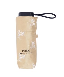 Polo Ralph Lauren 折りたたみ傘 ベージュ　新品 POLO RALPH LAUREN 折りたたみ傘 遮光 晴雨兼用折りたたみ日傘