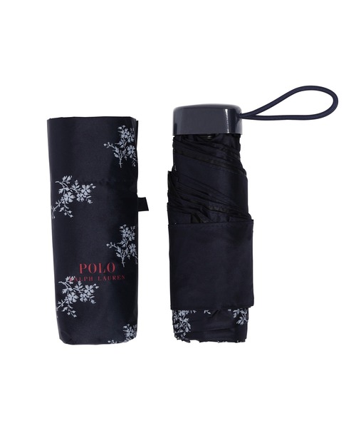 POLO RALPH LAUREN（ポロ ラルフ ローレン）の「【WEB限定】遮光100% 晴雨兼用 折りたたみ傘 コンパクト "POLO 花柄" ポロ（折りたたみ傘・レディース・ブラック/ベージュ/ネイビー・FREE）」の5枚目の写真
