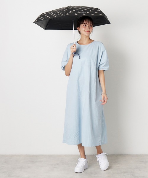 WEB限定】遮光100% 晴雨兼用 折りたたみ傘 コンパクト 'POLO 花
