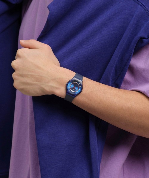 SWATCH（スウォッチ）の「VERY JAZZY BERRY（アナログ腕時計・メンズ・ブルー/レッド/ライトブルー/パープル・FREE）」の7枚目の写真