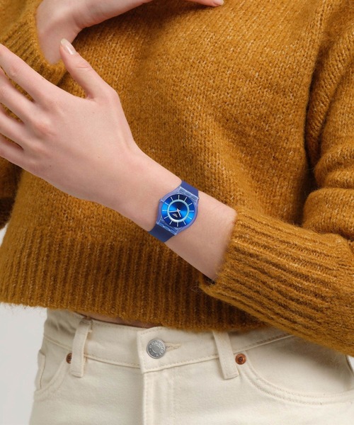 SWATCH（スウォッチ）の「VERY JAZZY BERRY（アナログ腕時計・メンズ・ブルー/レッド/ライトブルー/パープル・FREE）」の13枚目の写真