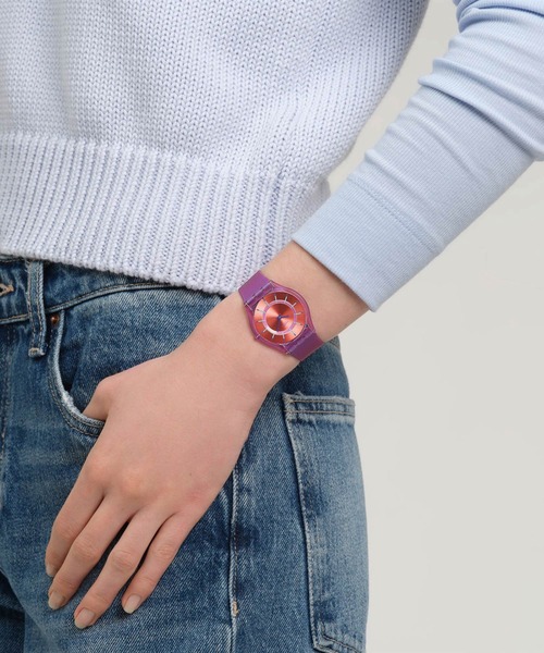 SWATCH（スウォッチ）の「VERY JAZZY BERRY（アナログ腕時計・メンズ・ブルー/レッド/ライトブルー/パープル・FREE）」の16枚目の写真