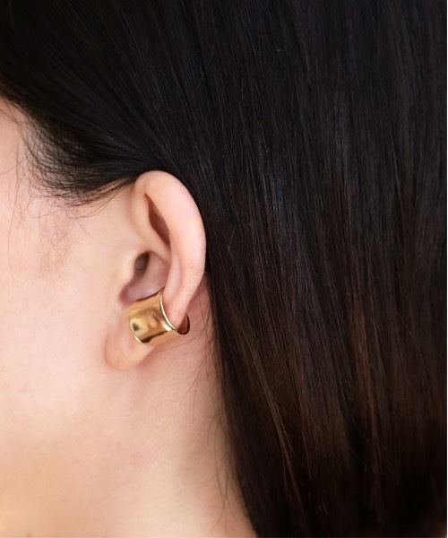 vv.jewelry / ゴールド幅広イヤカフ