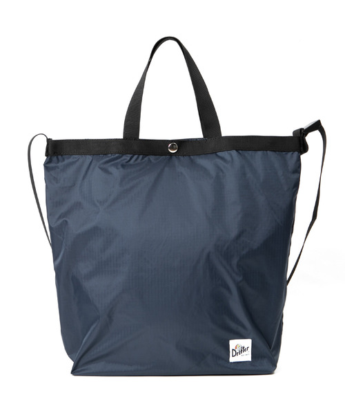 Drifter（ドリフター）の「PACK SHOULDER TOTE／パックショルダートート（ショルダーバッグ・メンズ・タン/グリーン系カモフラージュ/ネイビー/ブルー/ブラック・FREE）」の4枚目の写真