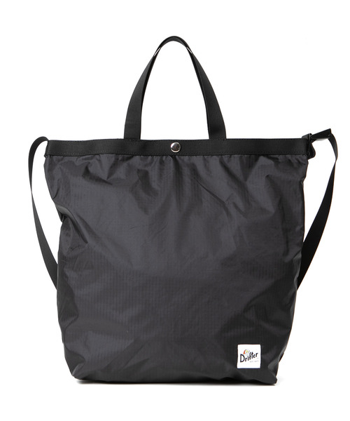 Drifter（ドリフター）の「PACK SHOULDER TOTE／パックショルダートート（ショルダーバッグ・メンズ・タン/グリーン系カモフラージュ/ネイビー/ブルー/ブラック・FREE）」の2枚目の写真