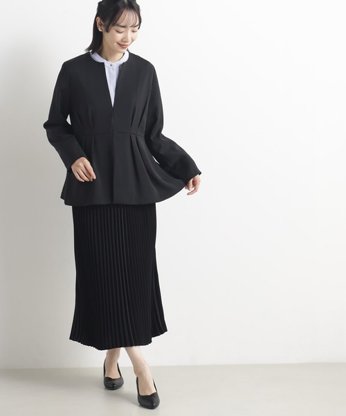 FOUND GOOD（ファウンドグッド）の「O/ペプラムジャケット（その他アウター・レディース・アイボリー/ブラック/ネイビー・L/M/S）」の14枚目の写真