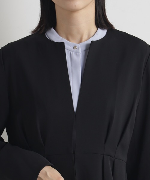 FOUND GOOD（ファウンドグッド）の「O/ペプラムジャケット（その他アウター・レディース・アイボリー/ブラック/ネイビー・L/M/S）」の5枚目の写真