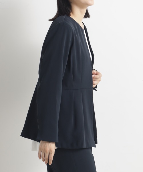 FOUND GOOD（ファウンドグッド）の「O/ペプラムジャケット（その他アウター・レディース・アイボリー/ブラック/ネイビー・L/M/S）」の11枚目の写真