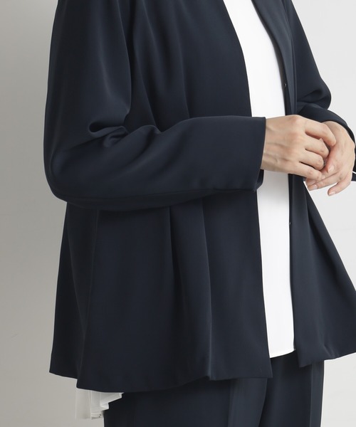 FOUND GOOD（ファウンドグッド）の「O/ペプラムジャケット（その他アウター・レディース・アイボリー/ブラック/ネイビー・L/M/S）」の12枚目の写真