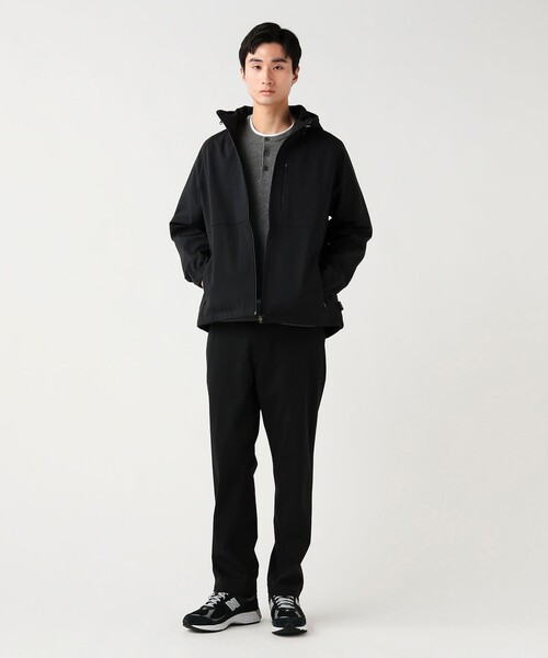 BEAMS HEART（ビームスハート）の「撥水 フィルム ライト フーディー（防風・撥水加工）（ブルゾン・メンズ・ブラック/ネイビー・S/M/L/XL）」の5枚目の写真