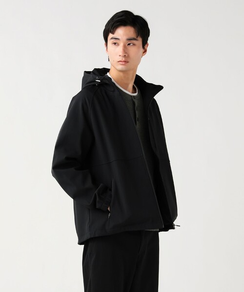 BEAMS HEART（ビームスハート）の「撥水 フィルム ライト フーディー（防風・撥水加工）（ブルゾン・メンズ・ブラック/ネイビー・S/M/L/XL）」の7枚目の写真