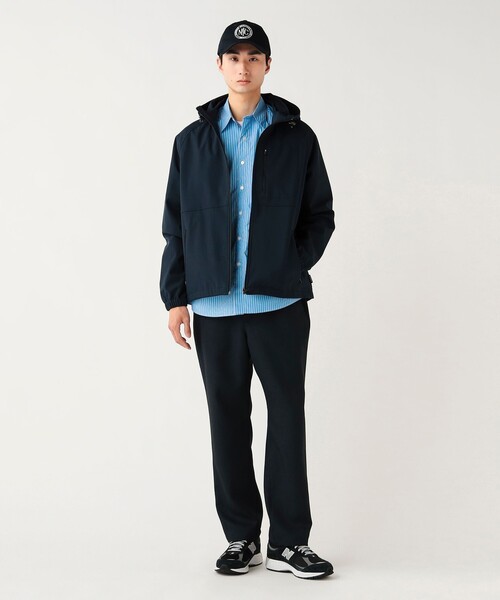 BEAMS HEART（ビームスハート）の「撥水 フィルム ライト フーディー（防風・撥水加工）（ブルゾン・メンズ・ブラック/ネイビー・S/M/L/XL）」の15枚目の写真