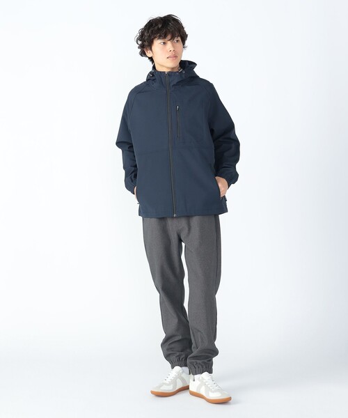 BEAMS HEART（ビームスハート）の「撥水 フィルム ライト フーディー（防風・撥水加工）（ブルゾン・メンズ・ブラック/ネイビー・S/M/L/XL）」の19枚目の写真