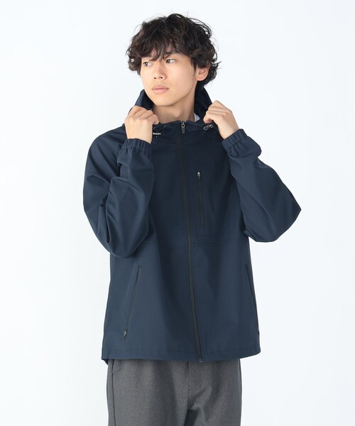 BEAMS HEART（ビームスハート）の「撥水 フィルム ライト フーディー（防風・撥水加工）（ブルゾン・メンズ・ブラック/ネイビー・S/M/L/XL）」の22枚目の写真