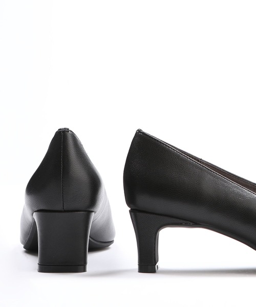 HIPS（ヒップス）の「スクエアトゥバックルパンプス（パンプス・レディース・ネイビー/グレー/ブラック・22.5cm/23cm/23.5cm/24cm/24.5cm）」の5枚目の写真