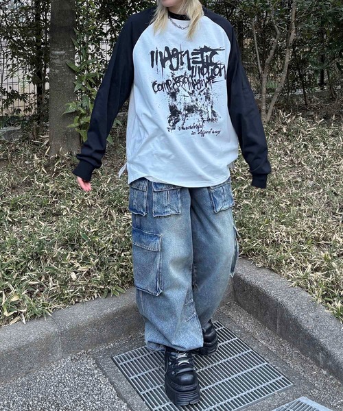 MAROCORE(マロコア)の「【MAROCORE SELECT】ヴィンテージロゴロンT(Tシャツ/カットソー・メンズ・ホワイト/ブラウン/ブラック・M/L)」の7枚目の写真