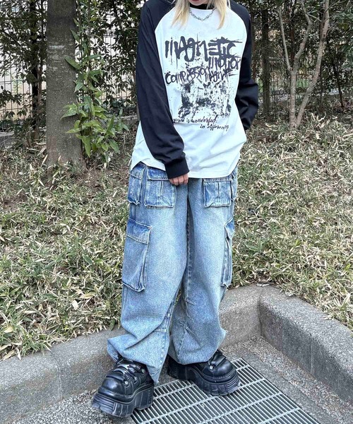 MAROCORE(マロコア)の「【MAROCORE SELECT】ヴィンテージロゴロンT(Tシャツ/カットソー・メンズ・ホワイト/ブラウン/ブラック・M/L)」の4枚目の写真
