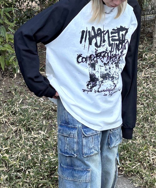MAROCORE(マロコア)の「【MAROCORE SELECT】ヴィンテージロゴロンT(Tシャツ/カットソー・メンズ・ホワイト/ブラウン/ブラック・M/L)」の8枚目の写真
