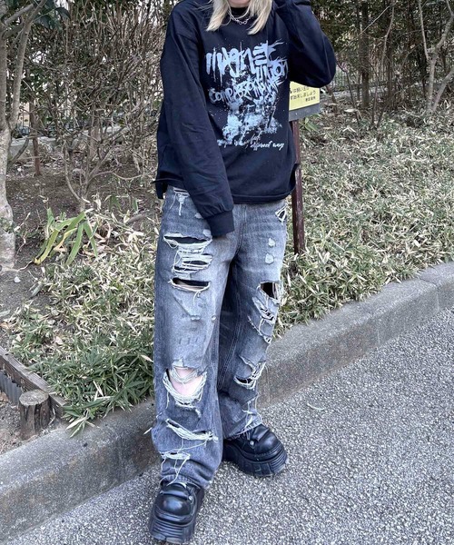 MAROCORE(マロコア)の「【MAROCORE SELECT】ヴィンテージロゴロンT(Tシャツ/カットソー・メンズ・ホワイト/ブラウン/ブラック・M/L)」の14枚目の写真