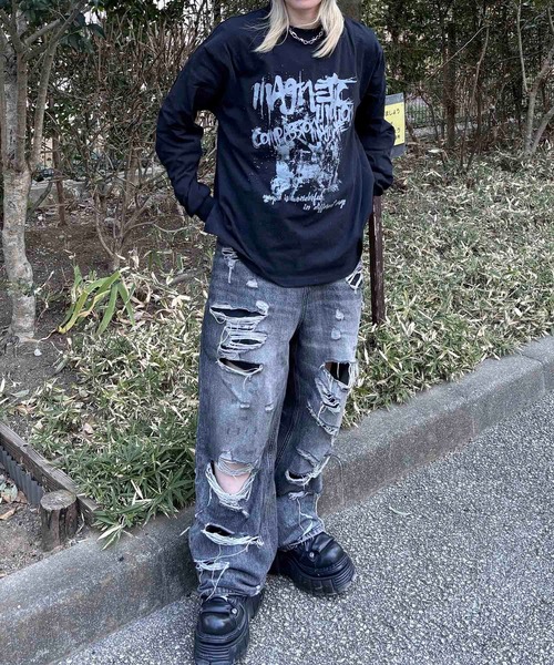 MAROCORE(マロコア)の「【MAROCORE SELECT】ヴィンテージロゴロンT(Tシャツ/カットソー・メンズ・ホワイト/ブラウン/ブラック・M/L)」の15枚目の写真