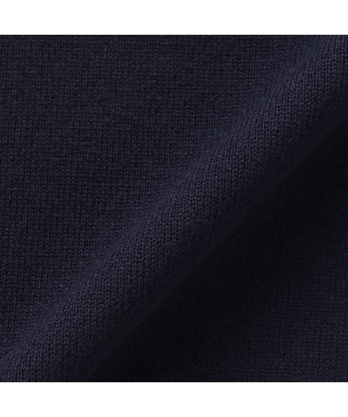 TOKYO SHIRTS（トウキョウシャツ）の「配色クルーネック レディースニットカーディガン（カーディガン/ボレロ・レディース・ベージュ/ネイビー・L/M）」の10枚目の写真