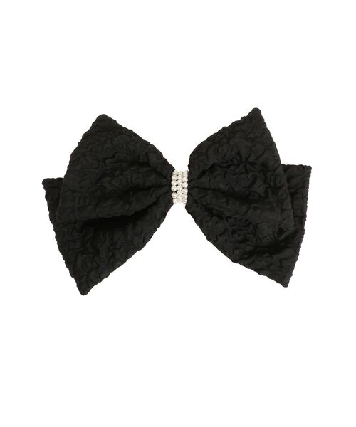 RESEXXY（リゼクシー）の「ジャガードリボンバレッタ（バレッタ/ヘアクリップ・レディース・ブラック/ベージュ・FREE）」の10枚目の写真