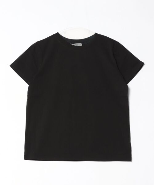 SELFIST(セルフィスト)の「【GLOW掲載】2WAYボリュームフリル付き半袖Tシャツ レイヤード 夏服(Tシャツ/カットソー・レディース・ベージュ/ブラック/オフホワイト・フリー)」の19枚目の写真