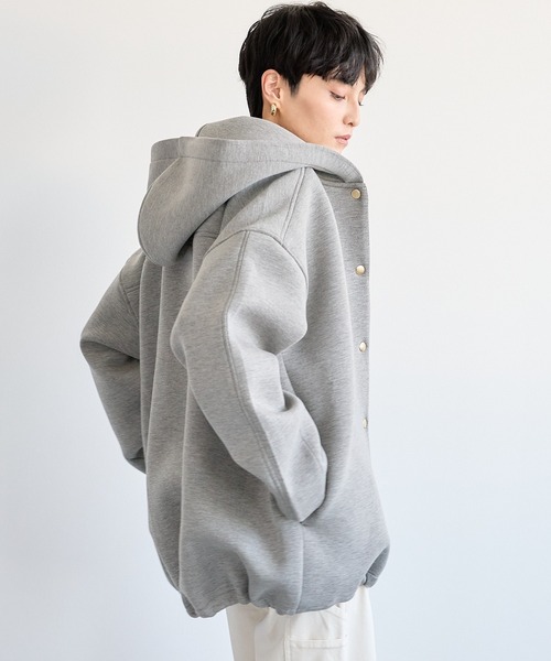 BARNYARDSTORM（バンヤードストーム）の「BARNYARDSTORM / ダンボールフーディーブルゾン【WEB限定】好評につき、新色登場！（ブルゾン・レディース・ネイビー/グレー/ブラック/チャコール・FREE）」の9枚目の写真