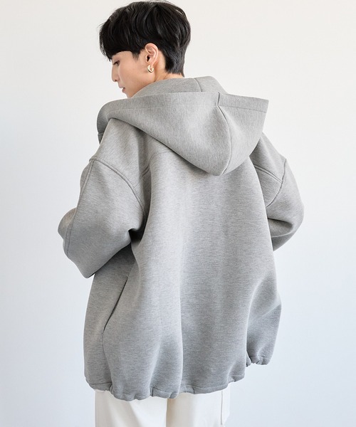 BARNYARDSTORM（バンヤードストーム）の「BARNYARDSTORM / ダンボールフーディーブルゾン【WEB限定】好評につき、新色登場！（ブルゾン・レディース・ネイビー/グレー/ブラック/チャコール・FREE）」の8枚目の写真