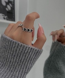 BLACKUP（ブラックアップ）の「(SILVER 925) アオンヴィンテージハートリング（リング）」