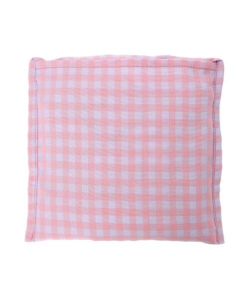 Samansa Mos2（サマンサ モスモス）の「ロゴプリントギンガムチェックトートバッグ（ハンドバッグ・レディース・イエロー/ピンク/ブルー・F）」の16枚目の写真