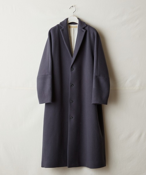suzuki takayuki(スズキタカユキ)の「tailored-collar coat(チェスターコート・レディース・ライトグレー/ブラック/グレー系その他・2/1)」の3枚目の写真