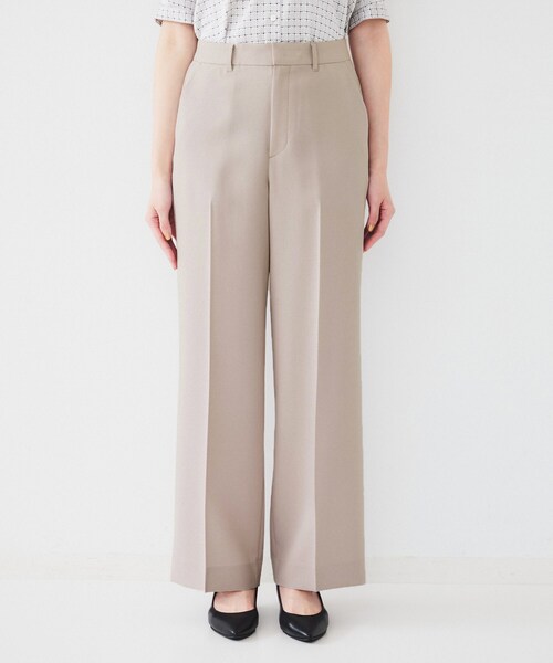 UNTITLED(アンタイトル)の「【接触冷感/UV/セットアップ可能】ライトウェイト ワイドパンツ(その他パンツ・レディース・ベージュ/ブラック/チャコールグレー・00/01/02/03/04/42/44/46/48/50)」の7枚目の写真