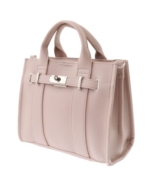 Green　Parks（グリーンパークス）の「・KOSSORECO 2wayベルトスクエアミニバッグ（ハンドバッグ・レディース・グレイッシュベージュ/グレー/ブラック/ピンク・FREE）」の7枚目の写真